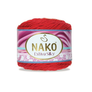 Włóczka Nako Estiva Silky 06951 / czerwień