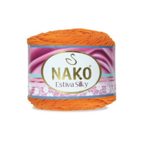 Włóczka Nako Estiva Silky 12926 / pomarańcz
