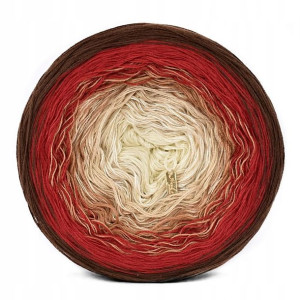 Włóczka KOKONEK Classic A058 Ombre Lekka Gładka
