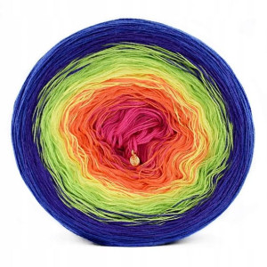 Włóczka KOKONEK Classic B033 Ombre Lekka Gładka