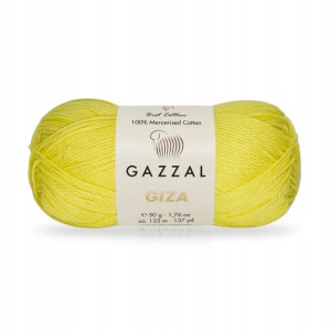 Włóczka Gazzal Giza 2483 / żółty