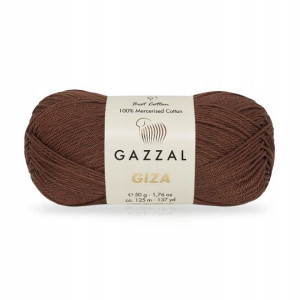 Włóczka Gazzal Giza 2485 / kasztan