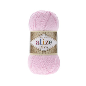 Włóczka Alize Diva 185 / dziecięcy róż