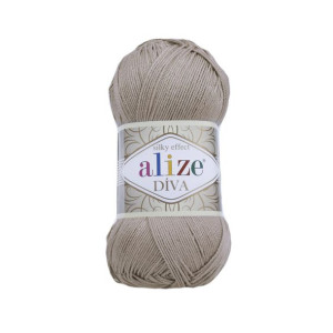 Włóczka Alize Diva 167 / zimny beż