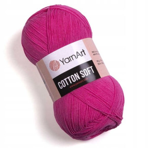 Włóczka YarnArt Cotton Soft 42 / róż