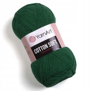 Włóczka YarnArt Cotton Soft 52 / zieleń