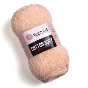 Włóczka YarnArt Cotton Soft 73 / łososiowy róż