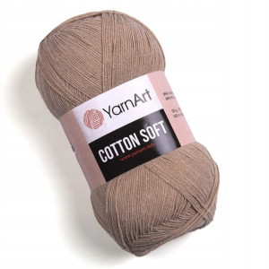 Włóczka YarnArt Cotton Soft 87 / cappuccino