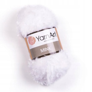 Włóczka YarnArt Mink 345 / biel