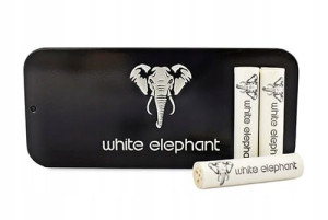 Filtry White Elephant Charcoal 9mm 10 szt Fajkowe