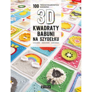 Książka 3D Kwadraty babuni na szydełku jęz. polski