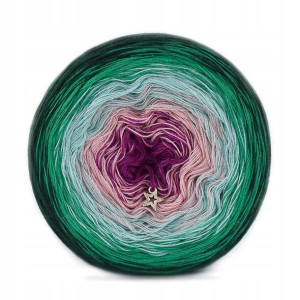 Włóczka KOKONEK Classic B054 Ombre Lekka Gładka