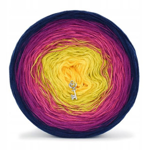 Włóczka KOKONEK Classic B072 Ombre Lekka Gładka