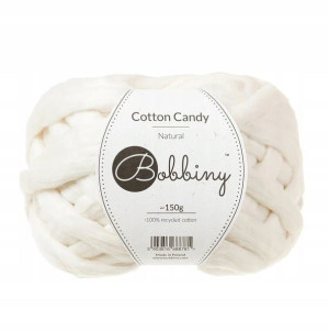 Bobbiny Cotton Candy / Naturalny / 150 g