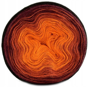 Włóczka KOKONEK Merino 399 Dried Oranges Chocolate