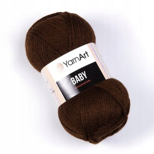Włóczka YarnArt Baby 1182 / brąz