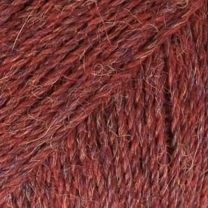 Włóczka Drops Alpaca 5565 / bordowo-brązowy / mix