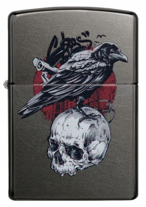 Zapalniczka Zippo Raven Skull Design 60004788