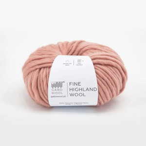 Włóczka Gabo Wool Fine Highland Wool RJ8384 łososi