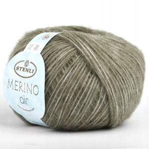 Włóczka Stenli Merino Air 012 / khaki
