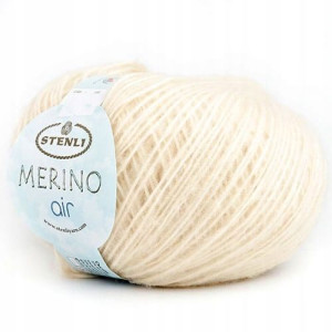 Włóczka Stenli Merino Air 022 / krem