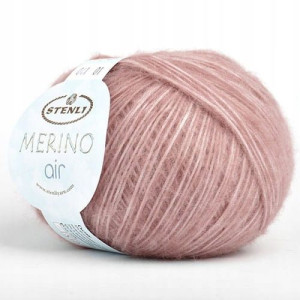 Włóczka Stenli Merino Air 041 / brudny róż
