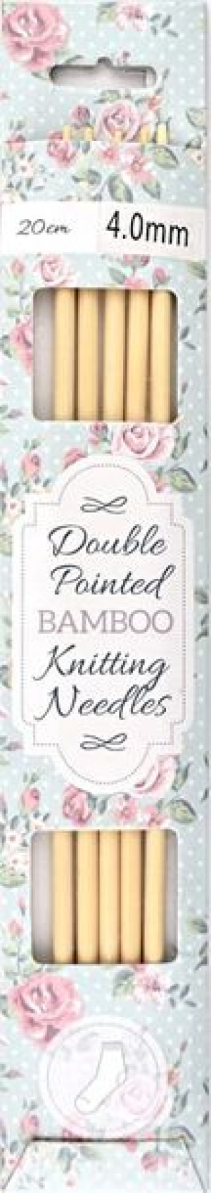 Druty bambusowe do skarpet 20 cm - 4,0 mm; 20cm