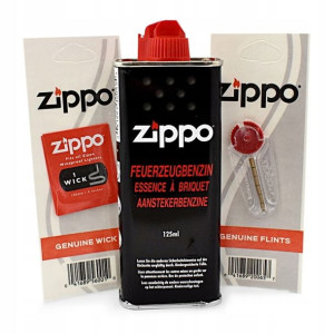 Zippo Zestaw Oryginalny - Benzyna, Knot, Kamienie