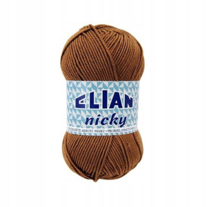 Włóczka Elian Nicky 5166 / brąz