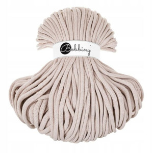 Sznurek pleciony Bobbiny Jumbo Cielisty 9mm 100m