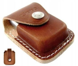 Etui Na Zapalniczkę Zippo Skórzane Szlufka Brąz