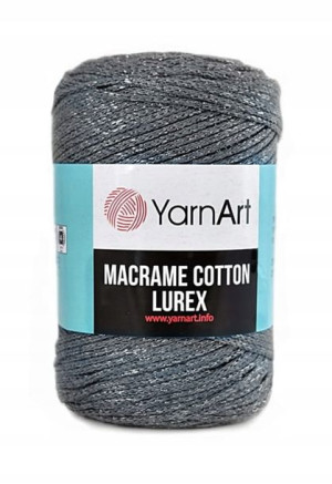 Sznurek YarnArt Macrame Cotton Lurex 3mm 730 jeans