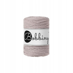 Sznurek skręcany bawełniany Bobbiny 3ply Perłowy
