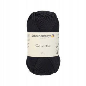 Włóczka Schachenmayr Catania 00110 / czerń