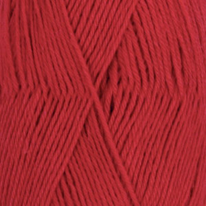 Włóczka Drops Nord 14 / czerwony / uni colour