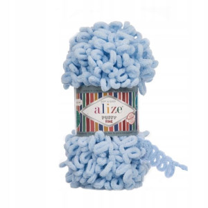 Włóczka Alize Puffy Fine 218 / błękit