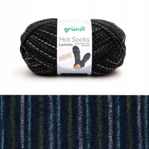 Włóczka skarpetkowa Gründl Hot Socks Lonato 4-fach