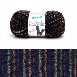 Włóczka skarpetkowa Gründl Hot Socks Lonato 4-fach