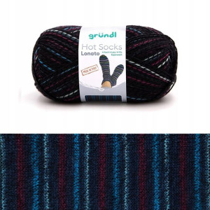 Włóczka skarpetkowa Gründl Hot Socks Lonato 4-fach