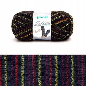 Włóczka skarpetkowa Gründl Hot Socks Lonato 4-fach