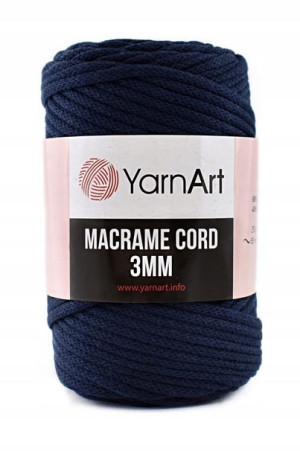 Sznurek YarnArt Macrame Cord 3mm 784 / granat