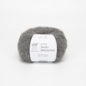 Włóczka Gabo Wool Eco Baby Brushed F2341 / szary
