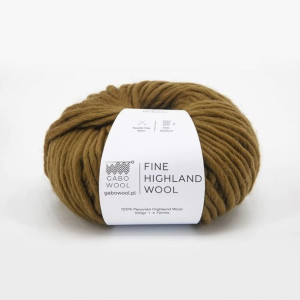 Włóczka Gabo Wool Fine Highland Wool AM1951 oliwka