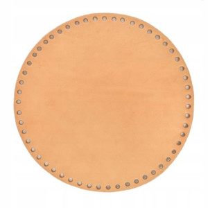 Baza dno torebki koło skóra Taki Pompon 20cm camel