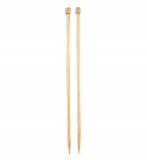 Druty proste bambusowe / 35 cm / 3,0 mm