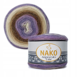 Włóczka Nako Angora Luks Color - 81921
