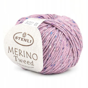 Włóczka Stenli Merino Tweed 34222 / brudny róż