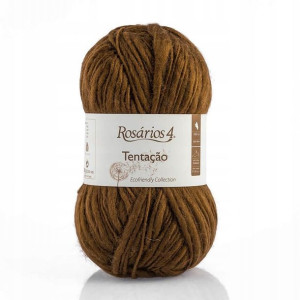 Włóczka fantazyjna Rosarios 4 Tentacao 11 Castanho