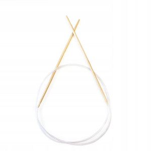 Druty bambusowe z żyłką akrylową / 80 cm / 5,0 mm
