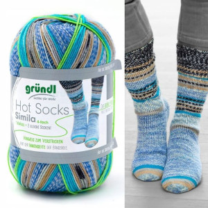 Włóczka skarpetkowa Gründl Hot Socks Simila 301
